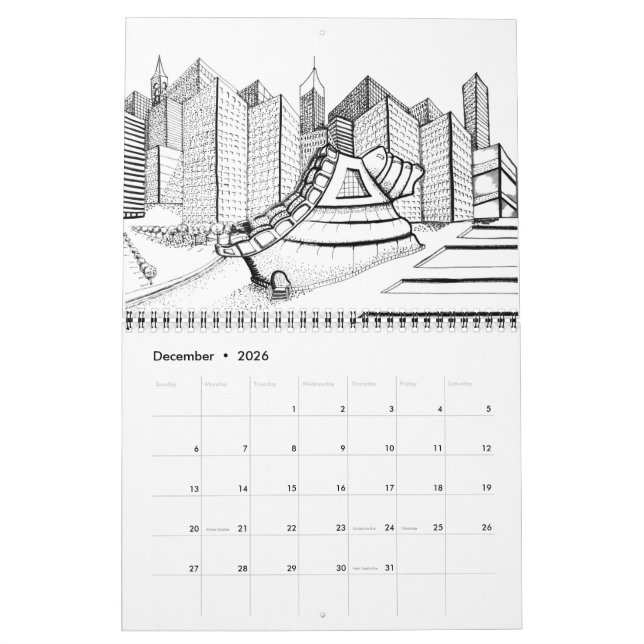 Calendrier rêves astronomiques (Dec 2026)