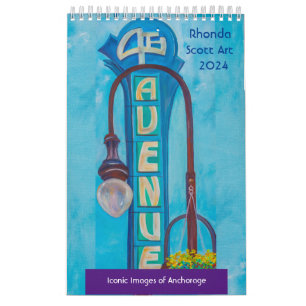 Calendrier Rhonda Scott Art 2024