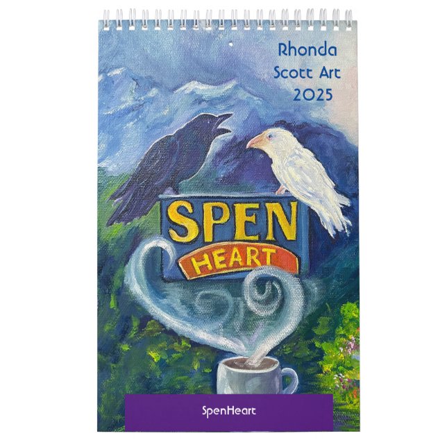 Calendrier Rhonda Scott Art 2025 (Protection)