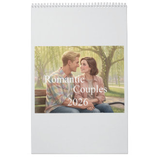 Calendrier Romantic Couples Calendar 2026 02B
