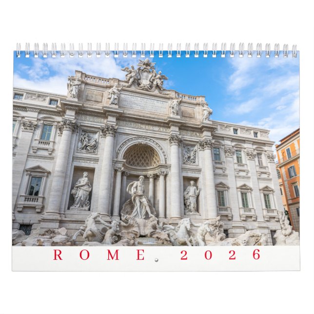 Calendrier Rome 2026 (Protection)