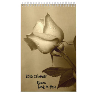 Calendrier Rose 2015 - retour dans le temps