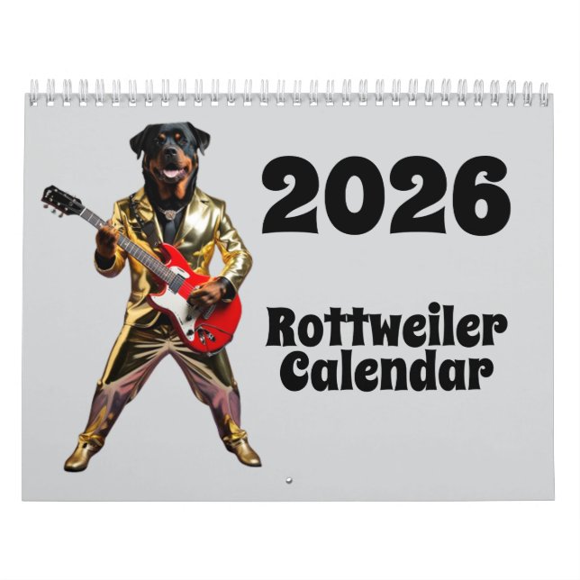 Calendrier Rottweiler (Protection)