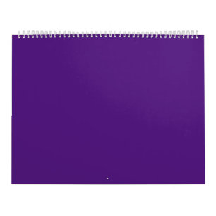 Calendrier Royal Purple #52187E, Grayish Purple