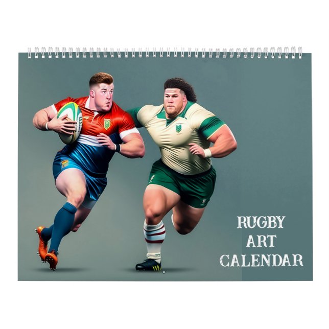 Calendrier Rugby Art (Protection)