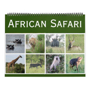Calendrier safari africain 2027 grand format