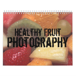 Calendrier sain de photographie de fruit