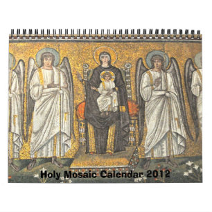 Calendrier saint 2012 de mosaïque