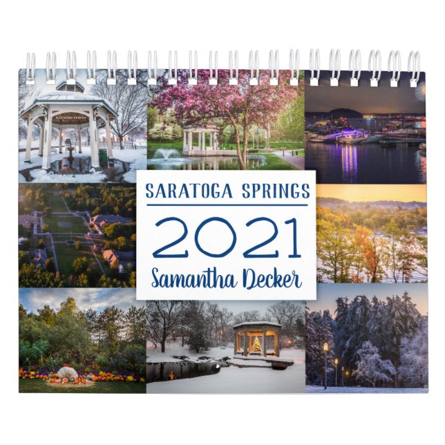 Calendrier Saratoga Springs 2021 (Protection)