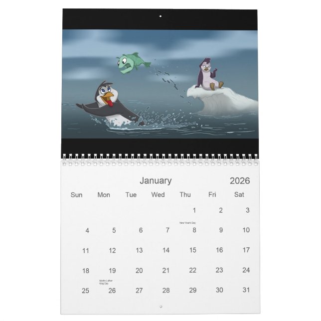Calendrier sauvage du monde 2011 (Jan 2026)