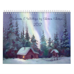 Calendrier SCÈNES 2016 OCCIDENTALES et de FAUNE par SHARON