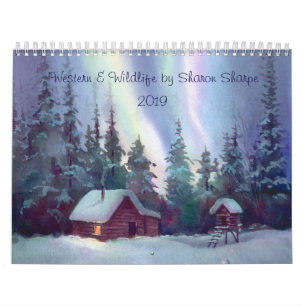 Calendrier SCÈNES 2016 OCCIDENTALES et de FAUNE par SHARON