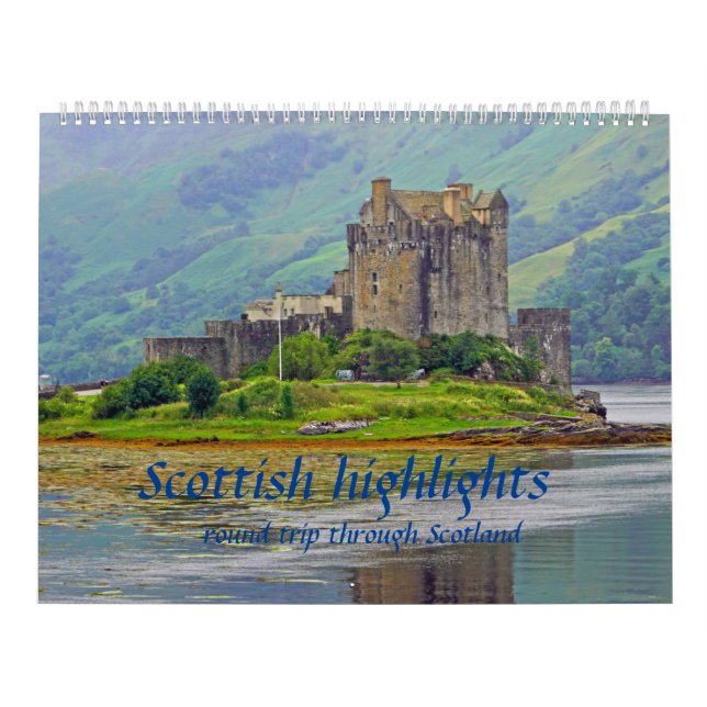 Calendrier Scottish highlights round trip through Scotland (Protection)