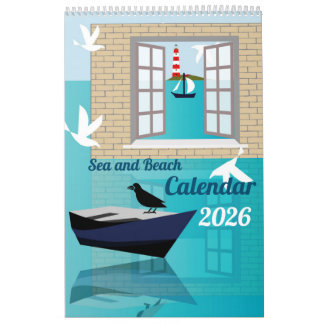 Calendrier Sea and Beach Calendar