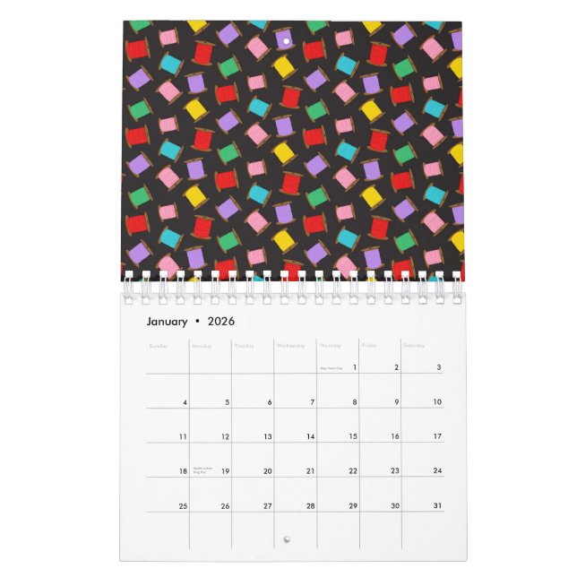 Calendrier Séamstress de Spool (Jan 2026)