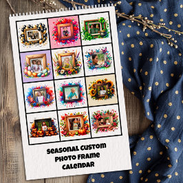 Calendrier Seasonal Custom Photo Frame Calendar