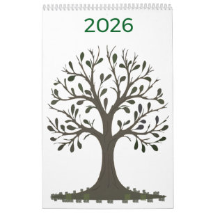 Calendrier 🌿 Seasonal Wall Calendar - change the year