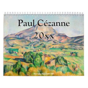 Calendrier Sélection des chefs-d'oeuvre Paul Cezanne
