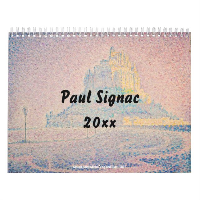 Calendrier Sélection des chefs-d'oeuvre Paul Signac (Protection)