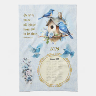 Calendrier Serviette 2026 Merles Ecclésiaste 3:11