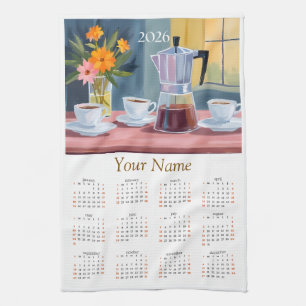 Calendrier Serviette de Cuisine 2026 pour les Amou