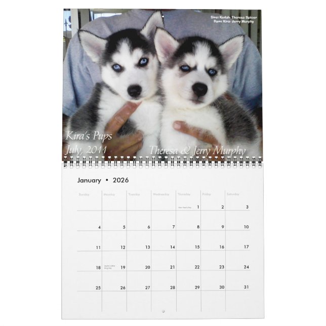 Calendrier SHAAZ 2012 (Jan 2026)