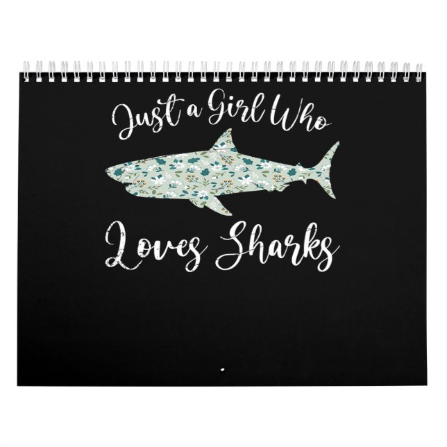 Calendrier Shark Whale Zoo Keeper Girls Cadeau Femme Océan (Protection)
