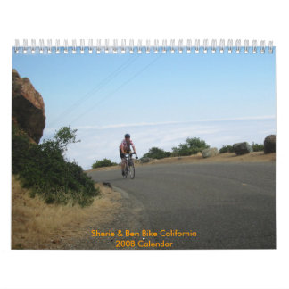Calendrier Sherie et vélo la Californie de Ben