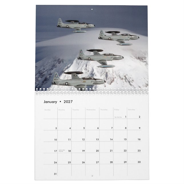 Calendrier Shooting Stars T-33 (Jan 2027)