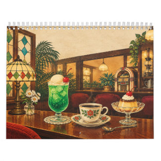 Calendrier Showa Retro Japanese Kissaten Calendar