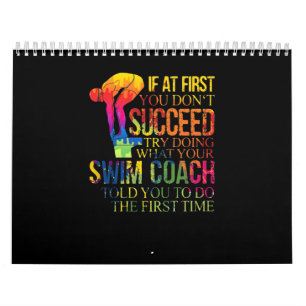 Calendrier Si, au début, vous n'arrivez pas à réussir, essaye