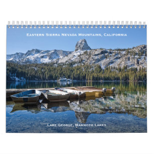 Calendrier Sierra orientale, Mammoth Lakes, CA