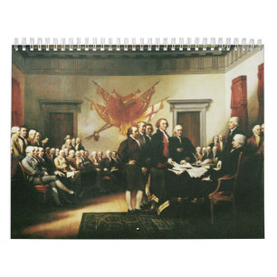 CALENDRIER SIGNATURE DE LA DÉCLARATION D'INDÉPENDANCE