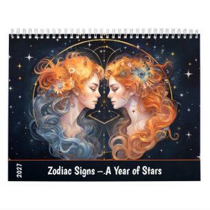 Calendrier Signes du zodiaque – Une année d'étoiles