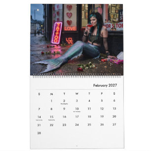 Calendrier Sirène Punk 2027