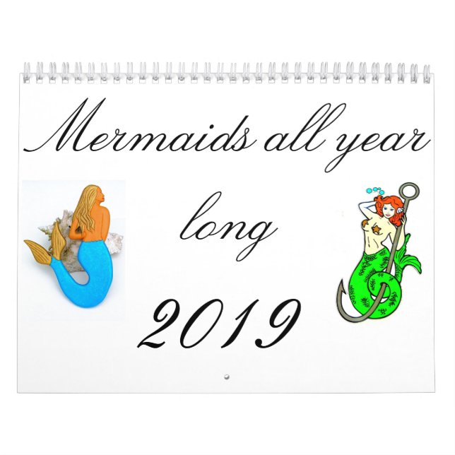 Calendrier Sirènes toute l'année 2019 (Protection)