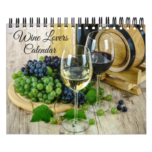 Calendrier Small Size Wine Lovers Calendar (Protection)
