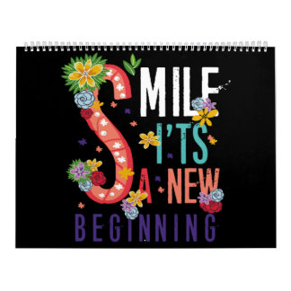 Calendrier smile it's a new start