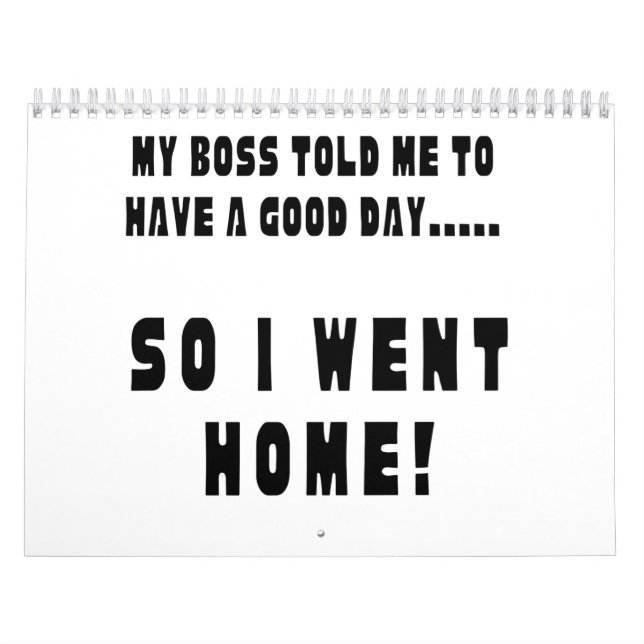 Calendrier So Went Home (Protection)