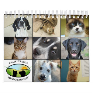 Calendrier Société humanitaire 2012 du bord de la prairie