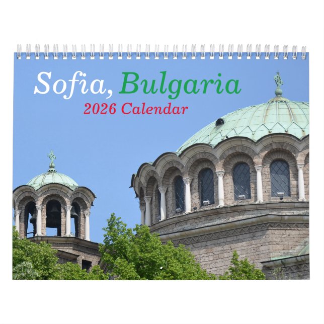 Calendrier Sofia Bulgarie 2026 (Protection)