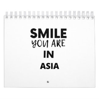CALENDRIER SOURIRE VOUS ÊTES EN ASIE