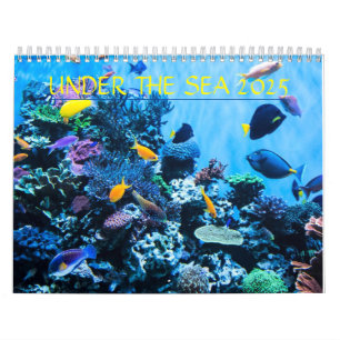 Calendrier Sous la table de mer calédar