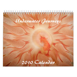 Calendrier sous-marin des voyages 2010