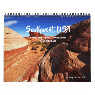 Calendrier Southwest USA Fine Art Photography Verticals 2026