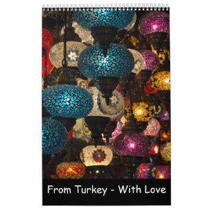 Calendrier Souvenirs turcs de 12 mois