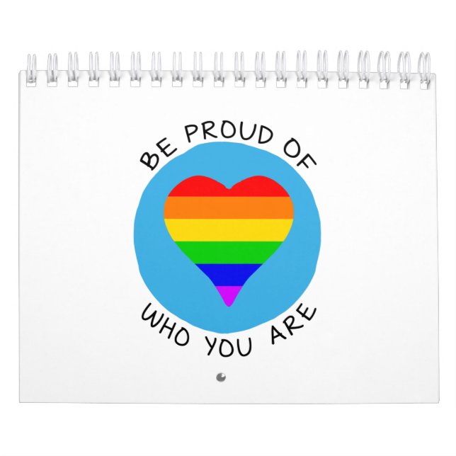 Calendrier Soyez fier de qui vous êtes LGBT (Protection)
