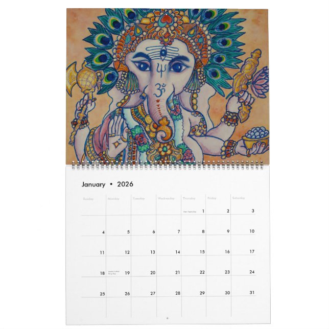 Calendrier Spirituel & Art Visionnaire 2012 (Jan 2026)