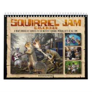 Calendrier Squirrel Jam - Nutty Musicians Calendar