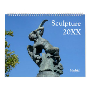 Calendrier Statues et sculptures de 12 mois
